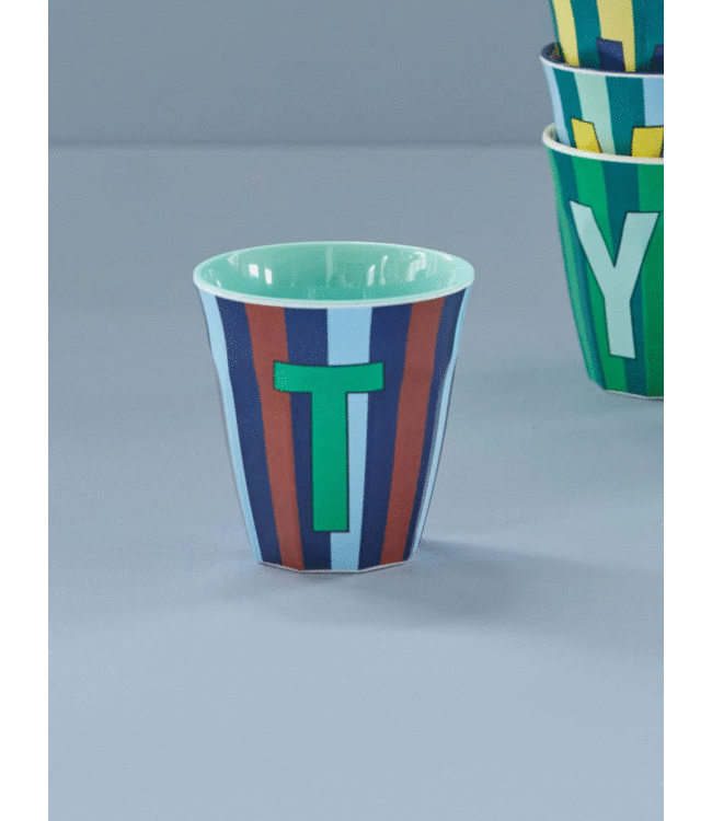 Rice Letter Beker Streep T