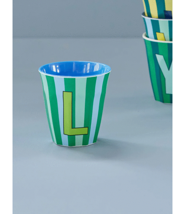 Rice Letter Beker Streep L