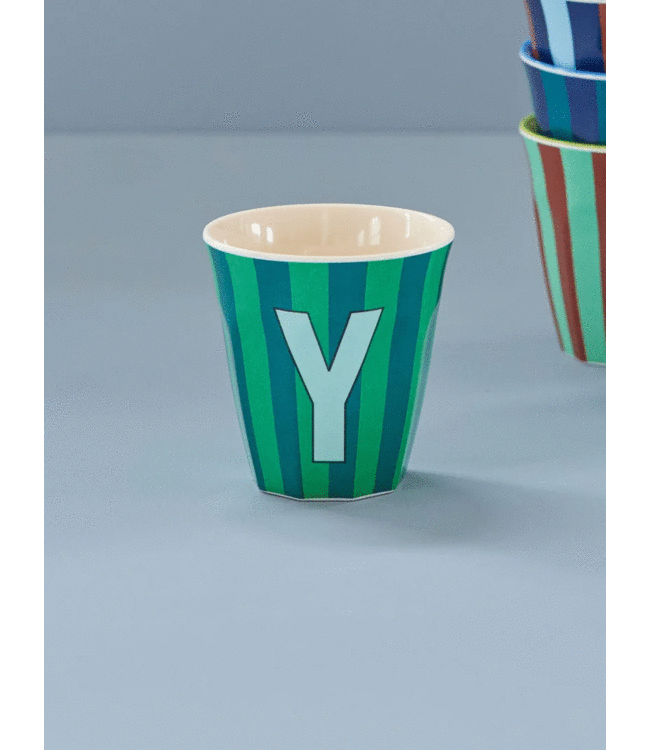 Rice Letter Beker Streep Y