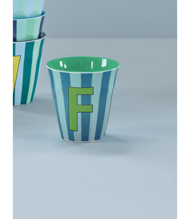 Rice Letter Beker Streep F