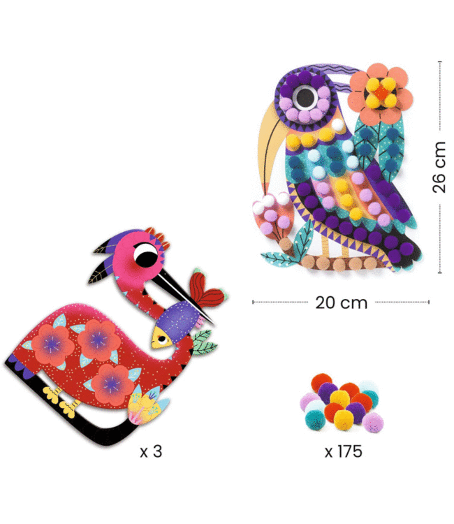 Djeco Knutselset Pompons