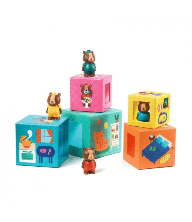 Djeco Stapelblokken Topani House