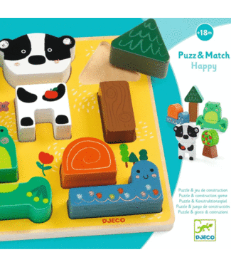 Djeco Puzz & Match Dieren