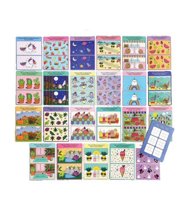 Ooly Zoek de Verschillen-Activiteitenkaarten