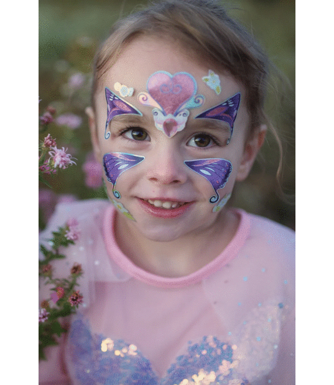 Great Pretenders Vlinder Gezicht Sticker