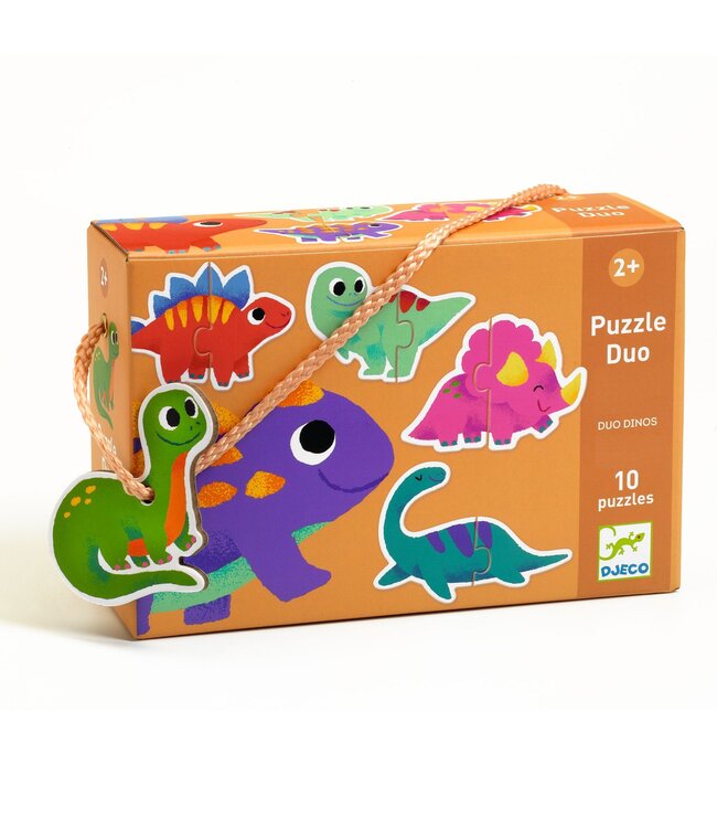 Djeco Puzzel Duo Dino-10