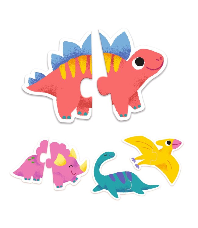 Djeco Puzzel Duo Dino-10