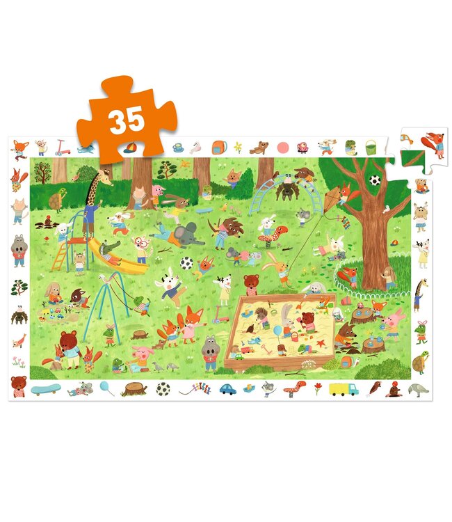 Djeco Puzzel 35 Garden