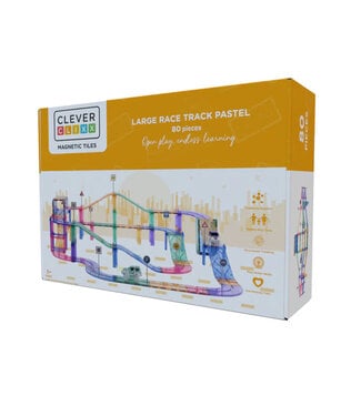 CleverClixx Large Race Track Pastel