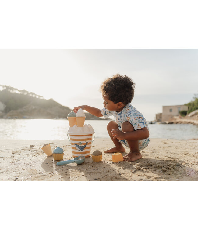 Little Dutch Strandset ijs Blauw