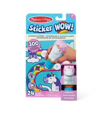 Sticker Wow Unicorn