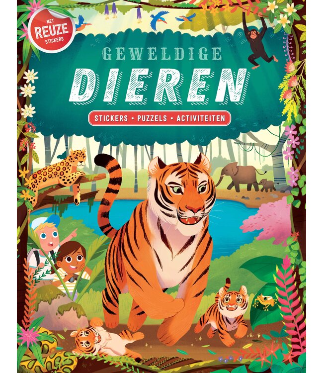 Rebo Geweldige Dieren-Stickers