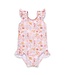 Little Dutch Swim Bathsuit Ruffles Ocean Pink 98-104