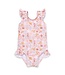 Little Dutch Swim Bathsuit Ruffles Ocean Pink 86-92