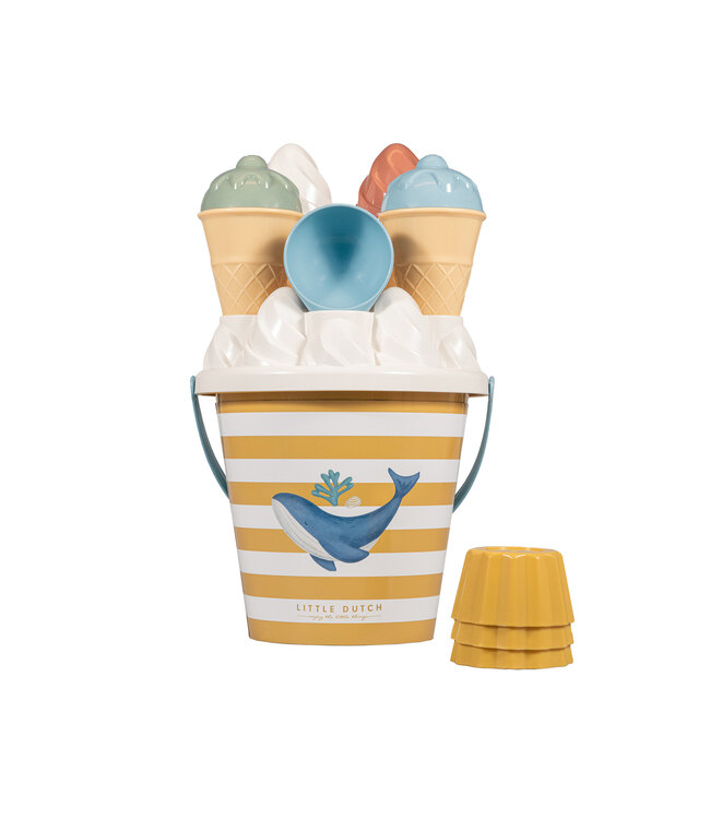 Little Dutch Strandset ijs Blauw