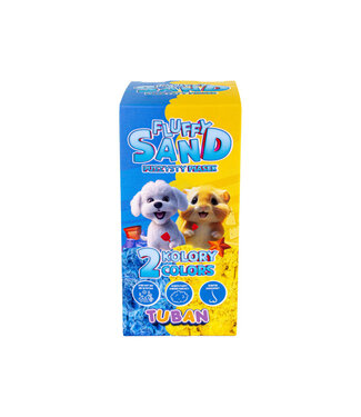 Tuban Fluffy Zand Blauw/Geel