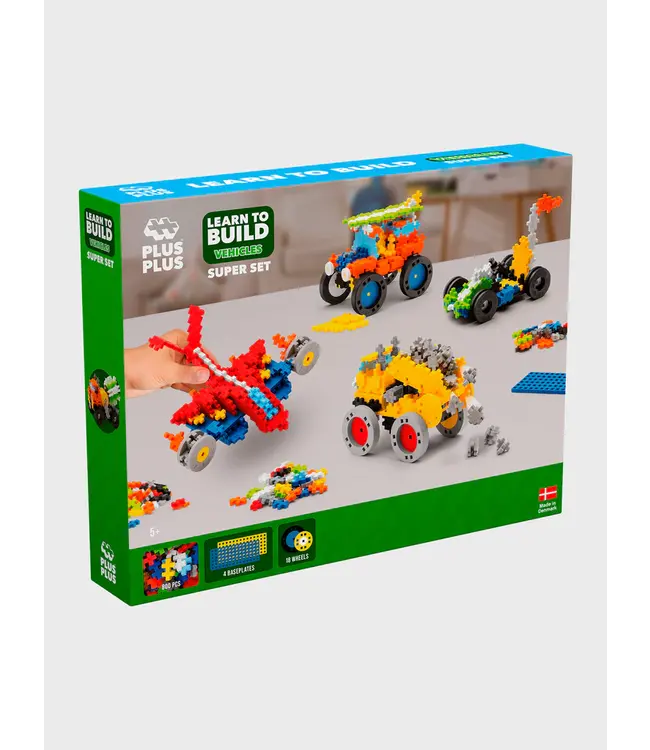 Plus-Plus Learn to build: Voertuigen