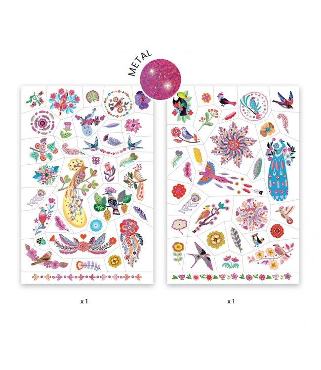 Djeco Tattoo Vogels