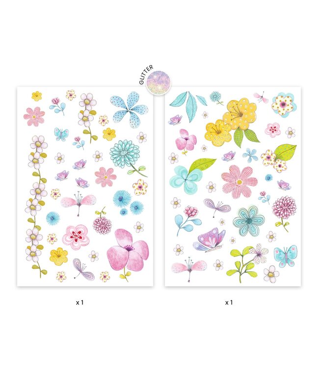 Djeco Tattoo Fair Flowers