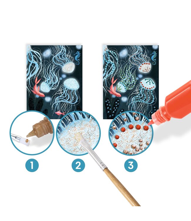 Djeco 3D Schilderen Zeedieren