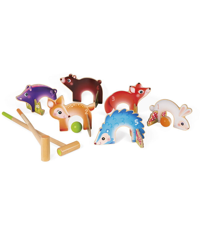 Janod Croquetspel Bosdieren