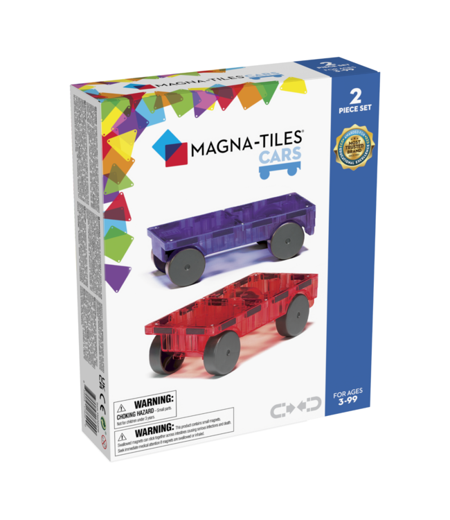 MAGNA-TILES Cars Paars/Rood
