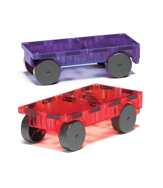 MAGNA-TILES Cars Paars/Rood