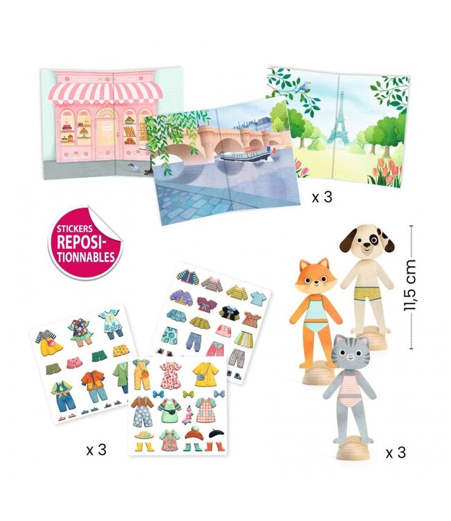 Djeco DIY Collage - Hallo Parijs