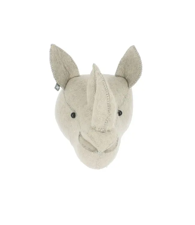 Fiona Walker Dierenkop Noah Neushoorn - mini