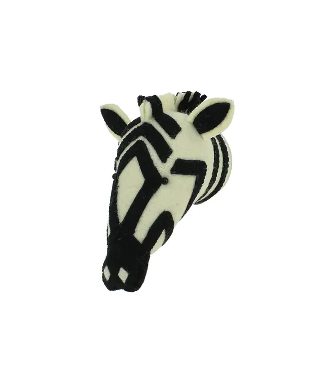 Fiona Walker Dierenkop Zebra - mini