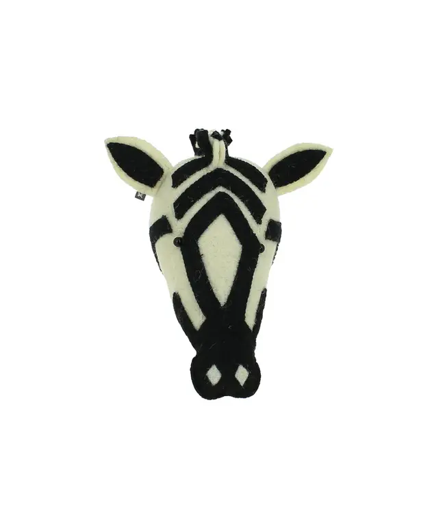 Fiona Walker Dierenkop Zebra - mini