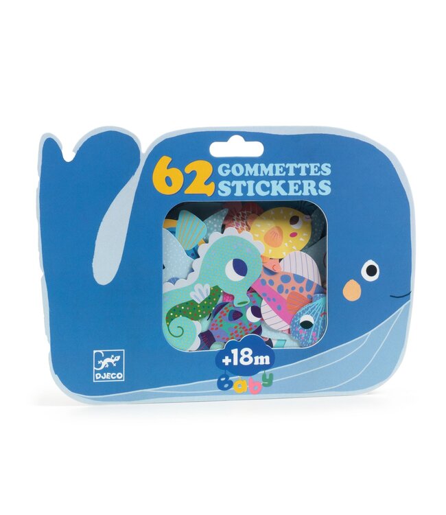 Djeco Stickers - Zeedieren