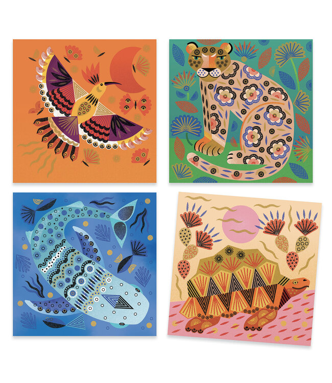 Djeco DIY Stempel Kunst Motieven & Vachten