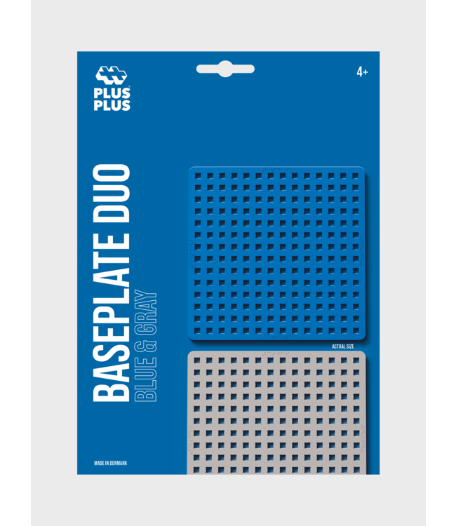 Plus-Plus Basisplaat Blauw/Grijs