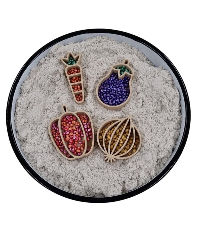 Kiddi Playtray set - Groenten