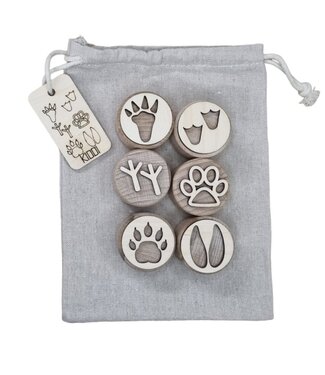 Kiddi Houten stempels - Pawprints