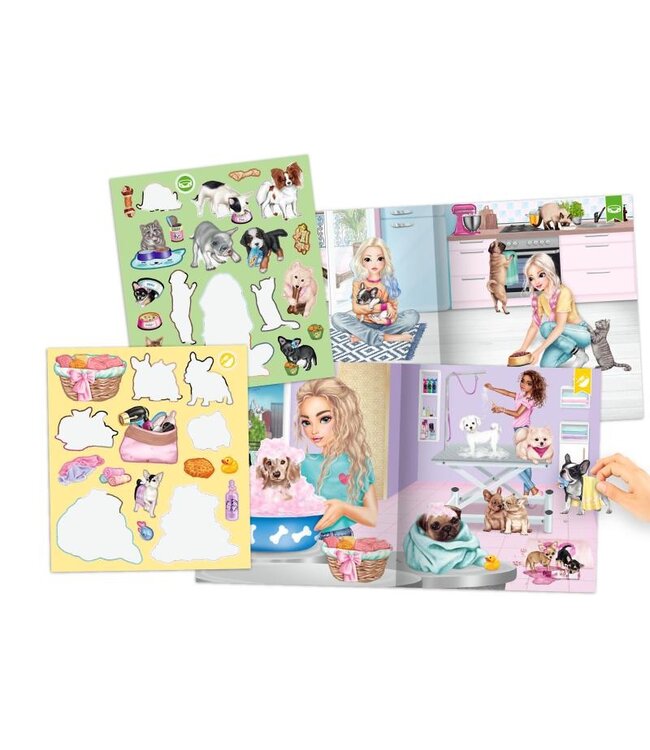 Depesche TOPModel Stickerworld - Kitty & Doggy