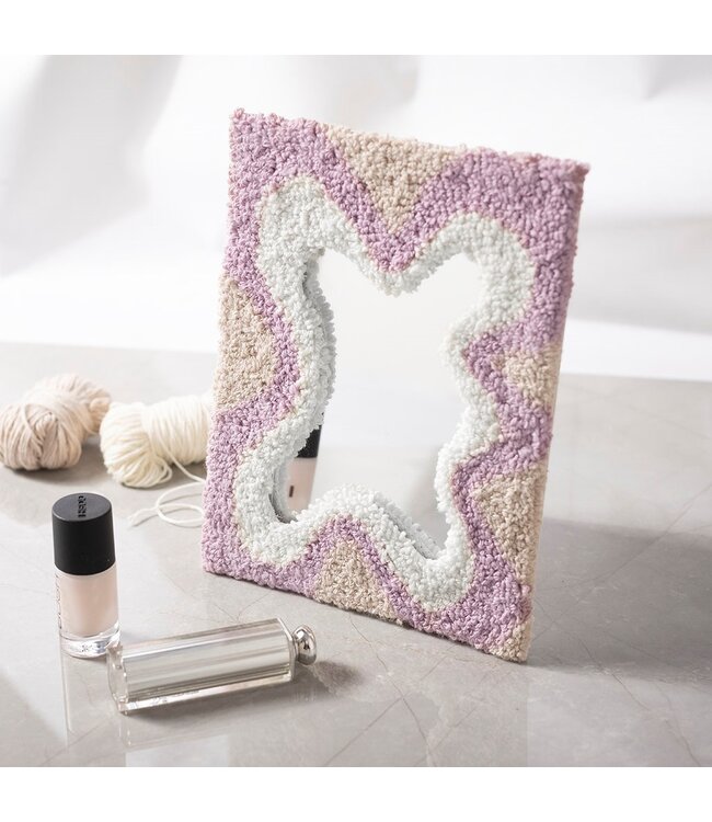 Creative Company DIY Punch Needle Mirror