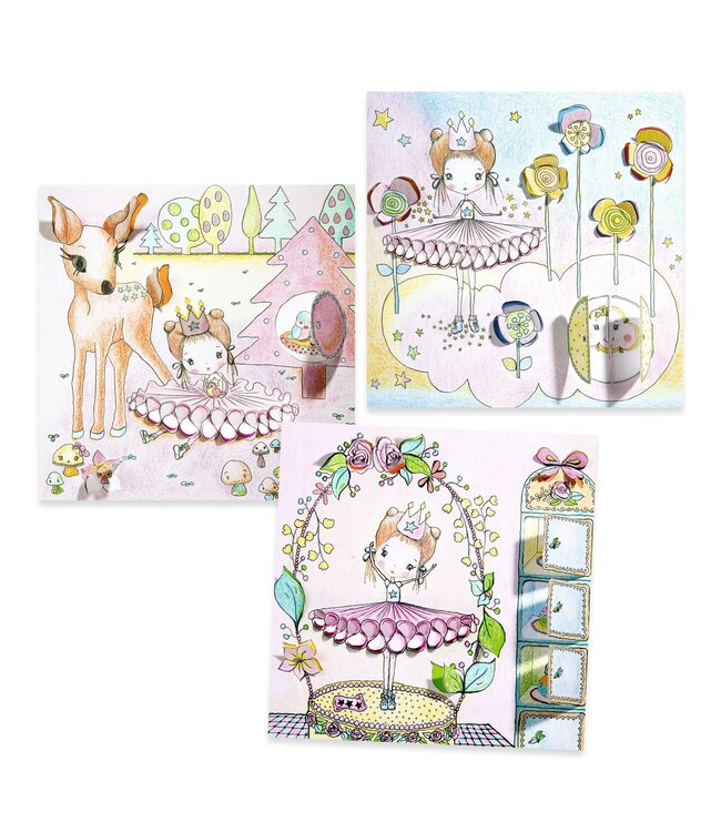 Djeco Kleurplaten Deurtjes van Pupi