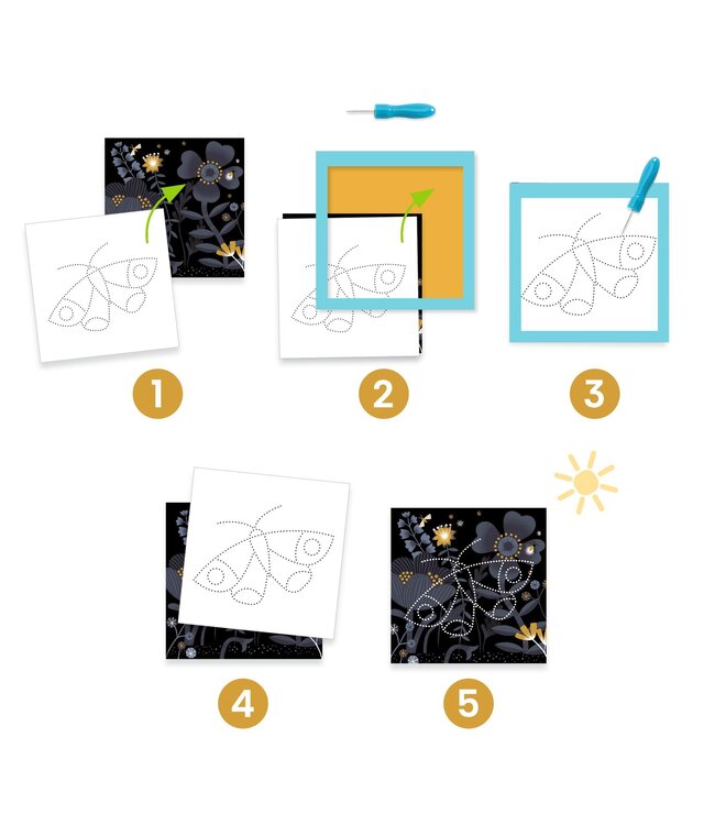 Djeco Prikken  Dieren in de nacht