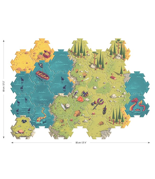 Djeco Reuzepuzzel Strijd