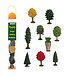 Safari Ltd 9 figuren set - Trees