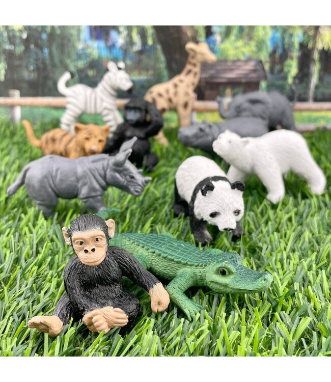 Safari Ltd 11 figuren set - Zoo babies