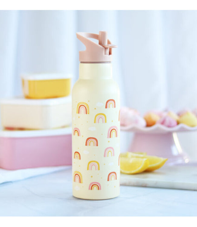 ALLC XL Rvs Drinkfles Regenbogen