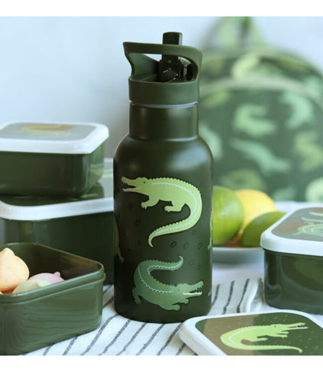 ALLC Rvs Drinkfles Krokodil