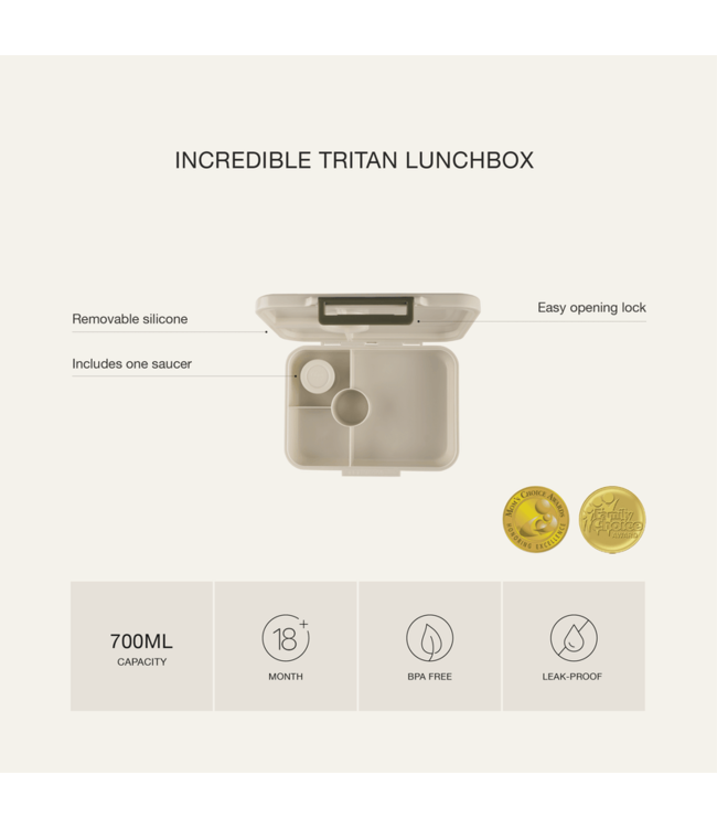 Citron Tritan Lunchbox Kers