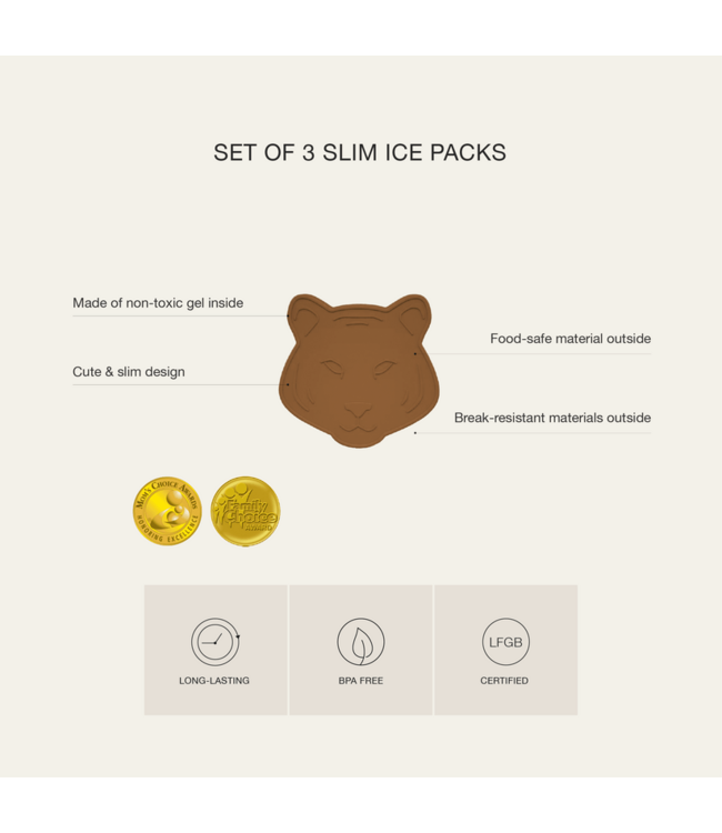 Citron Koelelementen - set van 3 - Tijger