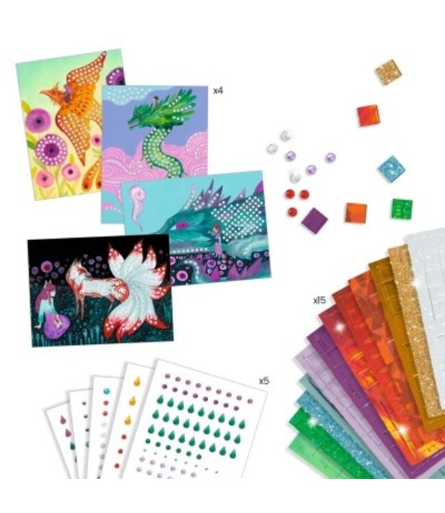 Djeco Legendarische Wezens Mozaiek