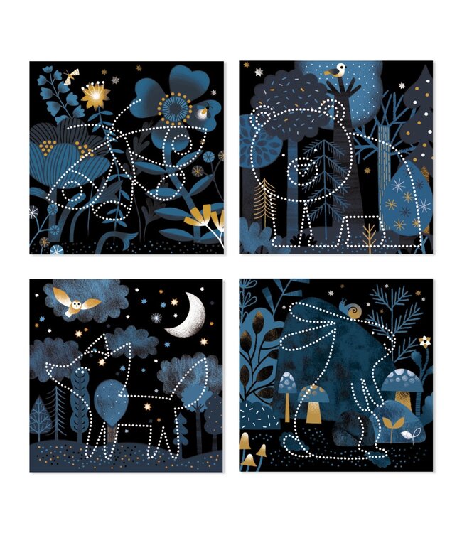 Djeco Prikken  Dieren in de nacht