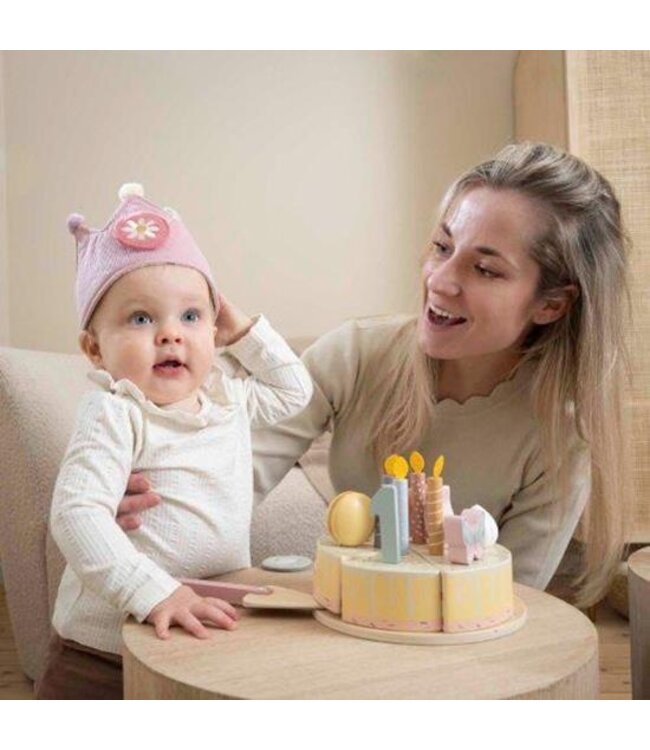 Little Dutch Verjaardagskroon stof - Roze